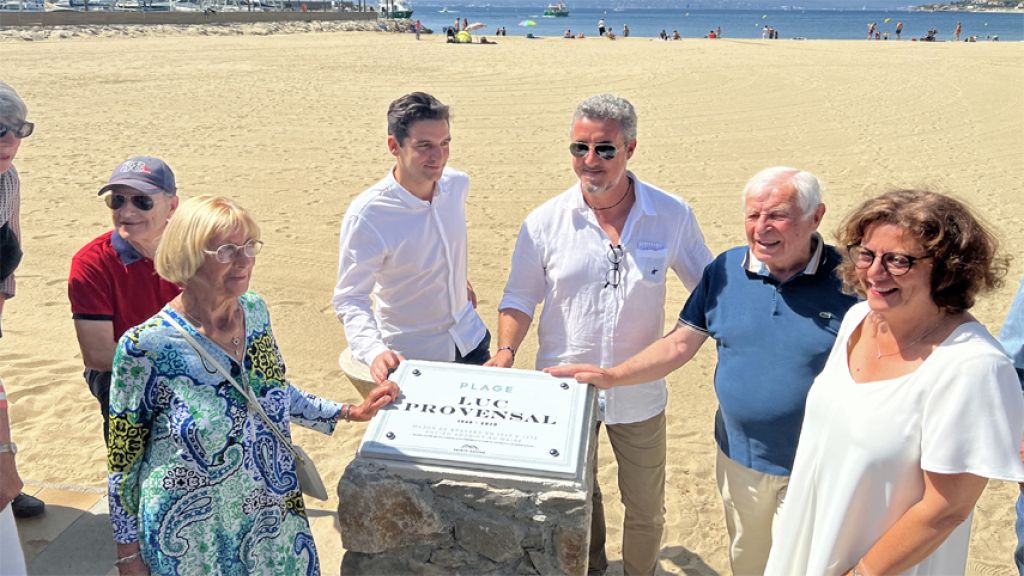 21 mai 2022 inauguration Plage Luc Provensal