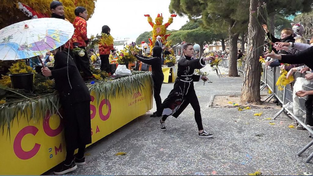 Corso du mimosa Sainte Maxime 2023