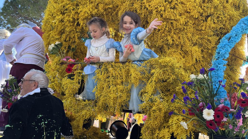 Sainte Maxime corso du mimosa le 4 février 2024