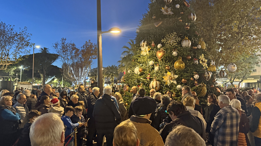 Sainte Maxime lancement des illuminations 2024