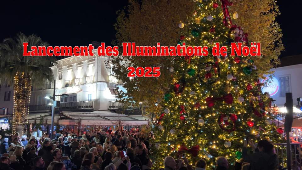 Lancement des Illuminations de Noël Sainte-Maxime 2025