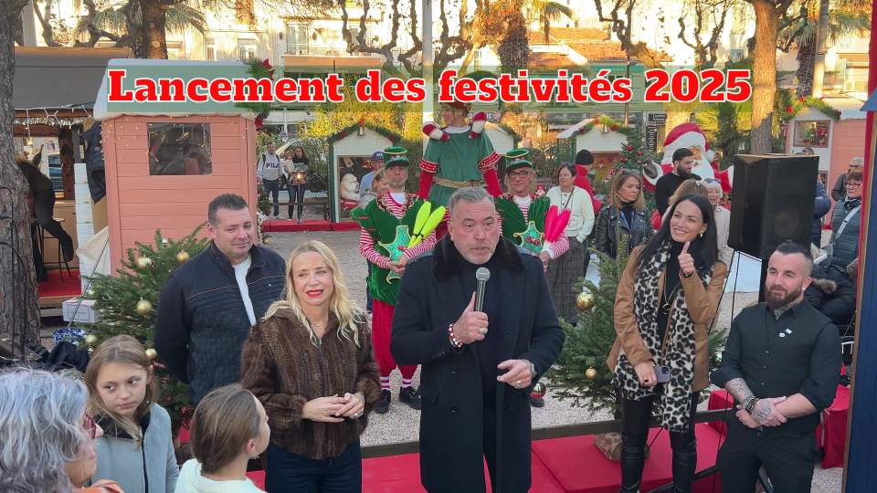 Lancement des festivités de Noël Sainte-Maxime 2025
