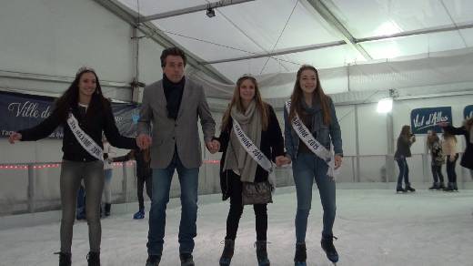 INAUGURATION DE LA PATINOIRE 2015 A SAINTE MAXIME