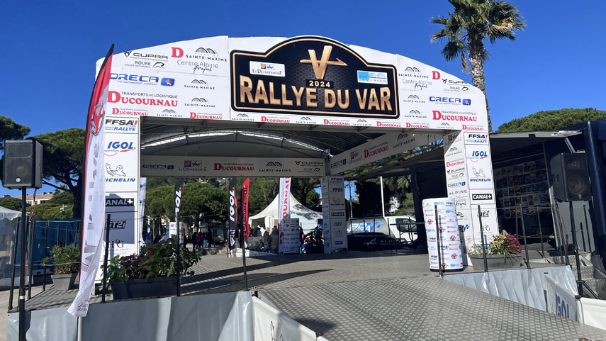 Départ du 70ème Rallye du Var 2024