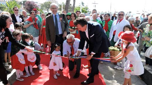 SAINTE MAXIME INAUGURATION DU MARCHE ITALIEN 2016