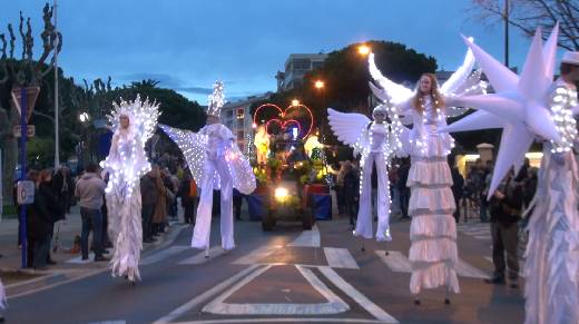 GRANDE PARADE NOCTURNE  DU CORSO 2014 A SAINTE MAXIME