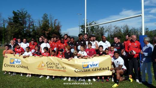 LE RUGBY CLUB TOULONNAIS DELOCALISE SON ENTRAINEMENT A GRIMAUD