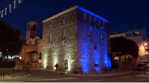 SAINTE MAXIME MISE EN LUMIERE DE LA TOUR CARREE