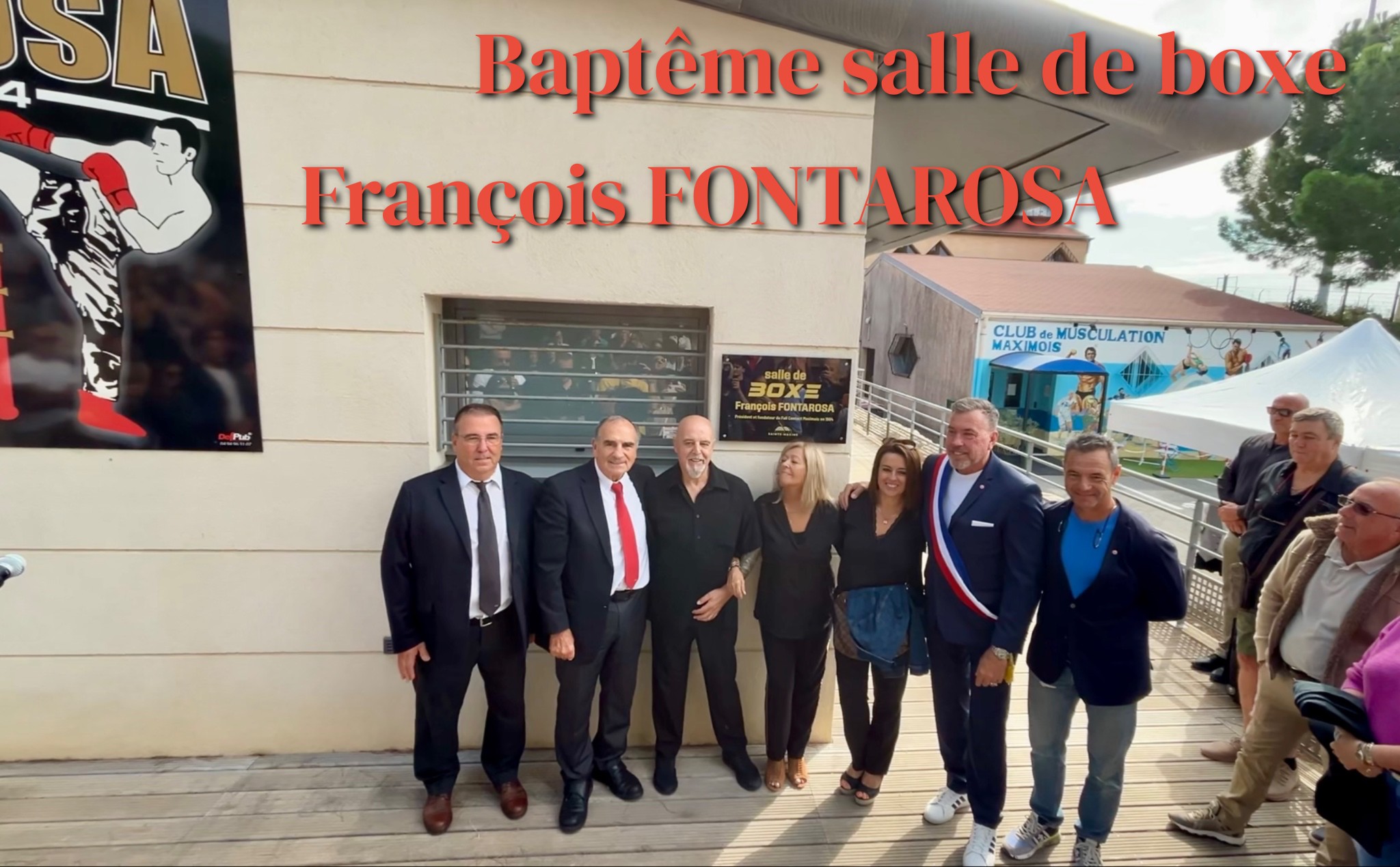 Baptême salle de boxe François FONTAROSA